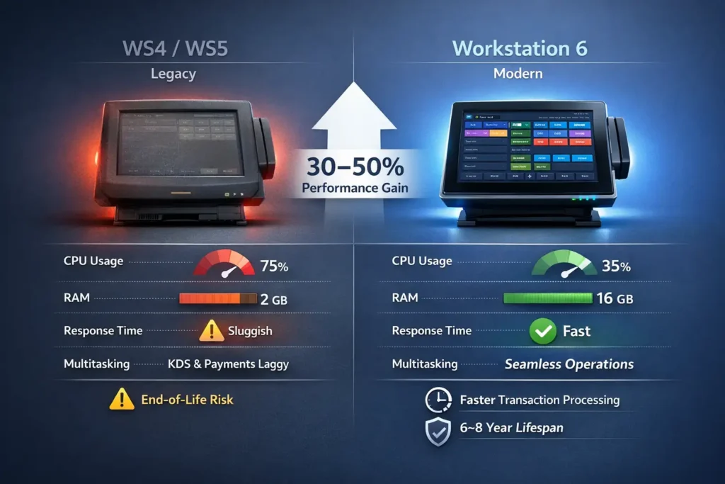 Workstation Comparison: WS4/WS5 vs. Workstation 6 (WS6)
