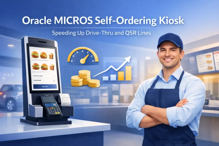 Oracle MICROS Self-Ordering Kiosk: Speeding Up Drive-Thru and QSR Lines