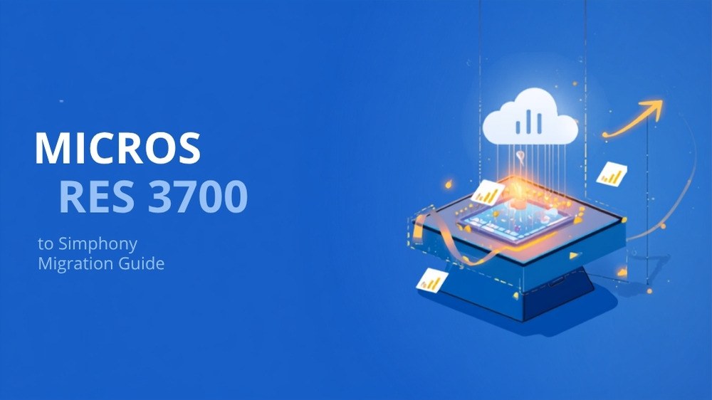MICROS RES 3700 on-premise workstation migrating to a cloud Simphony POS terminal